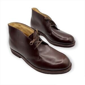 Wetherhold & Metzger Allentown Reading Leather Brown Vintage Boots Men’s 7.5